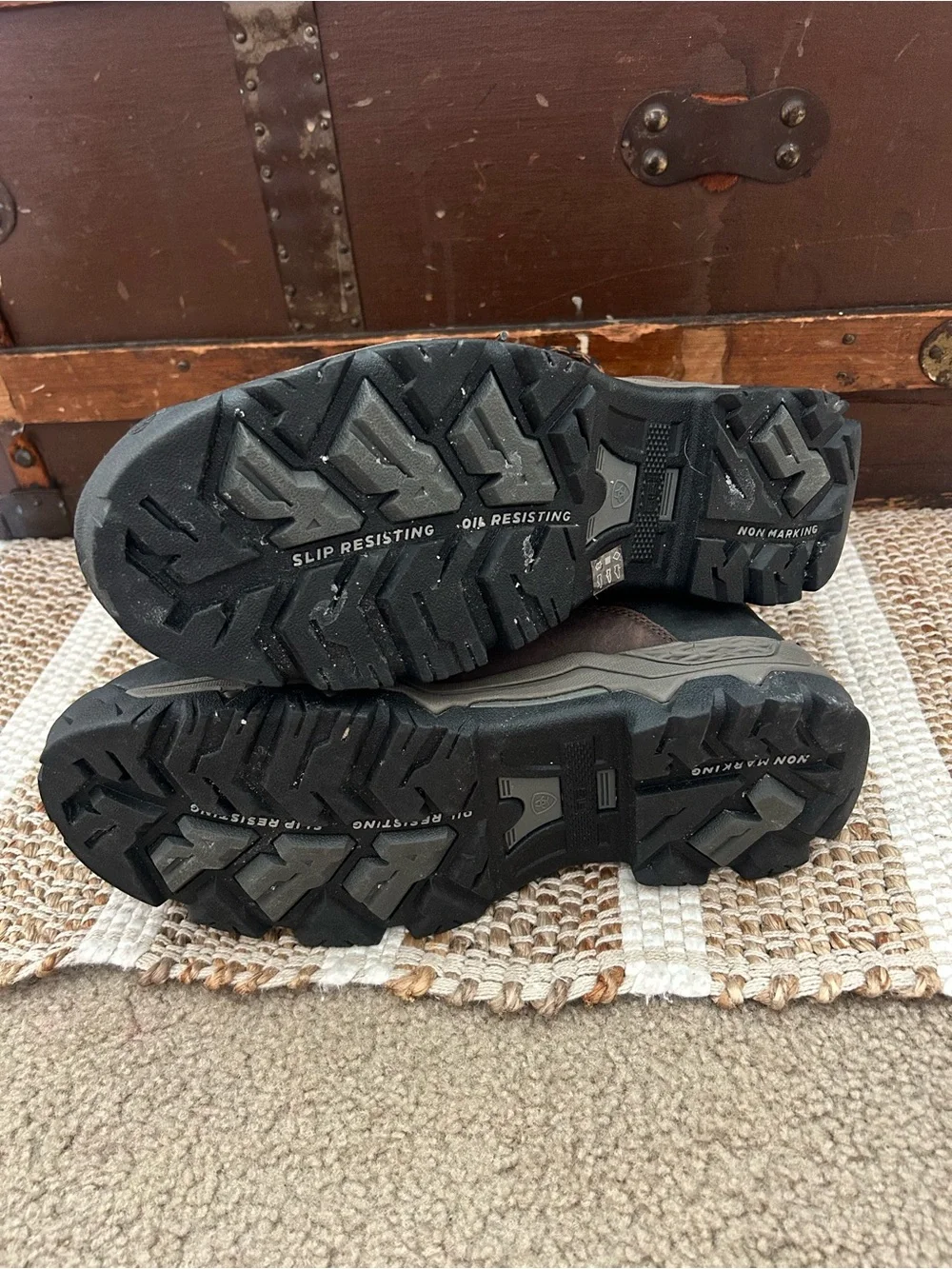 Ariat Brown and Black Men’s Waterproof Hiking Boots